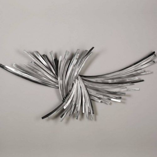 Black And Silver Metal Wall Art (Photo 4 of 20)