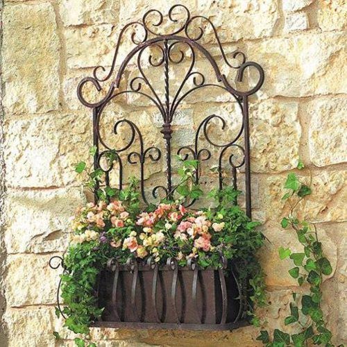 Faux Wrought Iron Wall Decors (Photo 7 of 25)