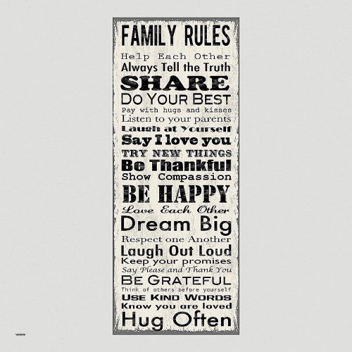 Canvas Wall Art Family Rules (Photo 12 of 15)