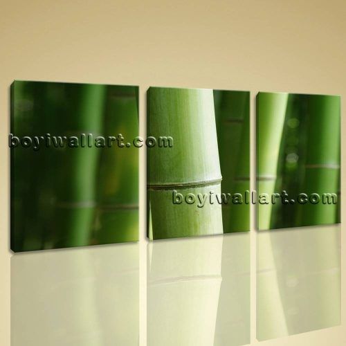 Green Canvas Wall Art (Photo 3 of 20)