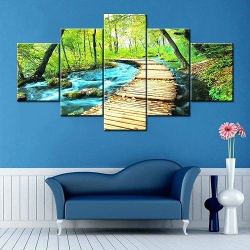 Abstract Nature Canvas Wall Art (Photo 20 of 20)