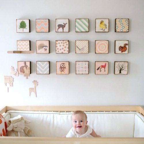 Baby Nursery Fabric Wall Art (Photo 13 of 15)