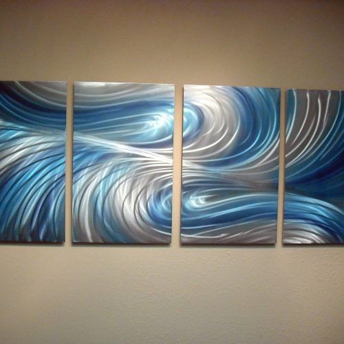 Painted Metal Wall Art (Photo 8 of 20)