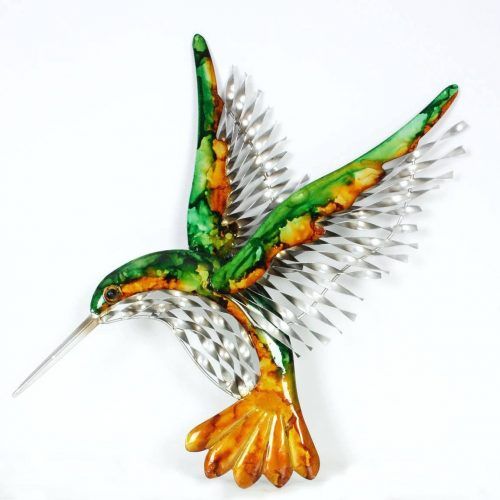 Hummingbird Metal Wall Art (Photo 2 of 20)