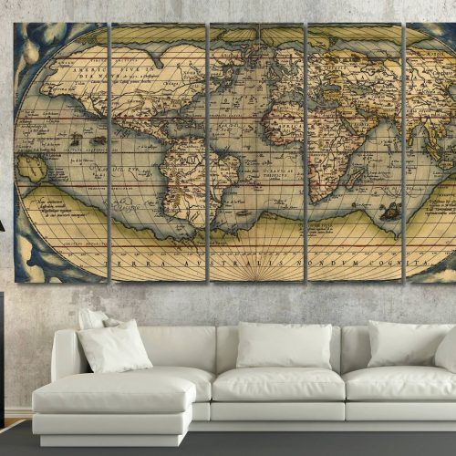 Africa Map Wall Art (Photo 7 of 20)