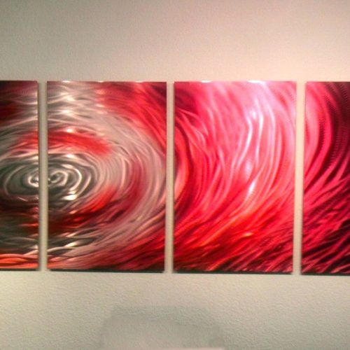 Red And Black Metal Wall Art (Photo 12 of 20)