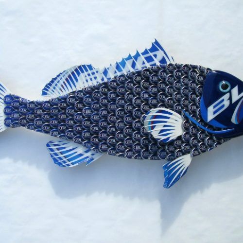 Abstract Metal Fish Wall Art (Photo 3 of 20)