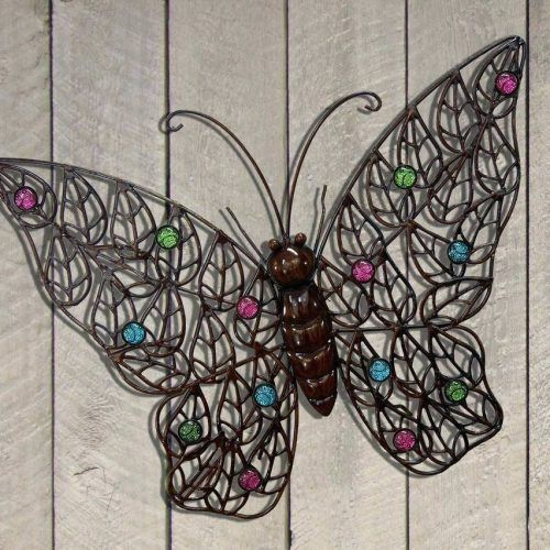 Butterfly Garden Metal Wall Art (Photo 2 of 20)