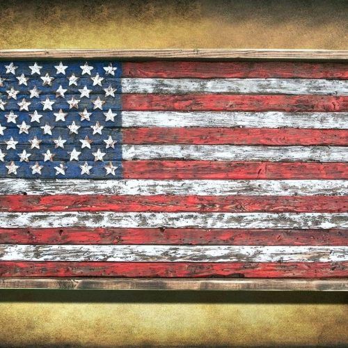 American Flag Metal Wall Art (Photo 15 of 20)