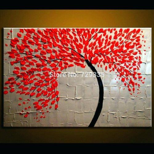 Red Tree Metal Wall Art (Photo 6 of 20)