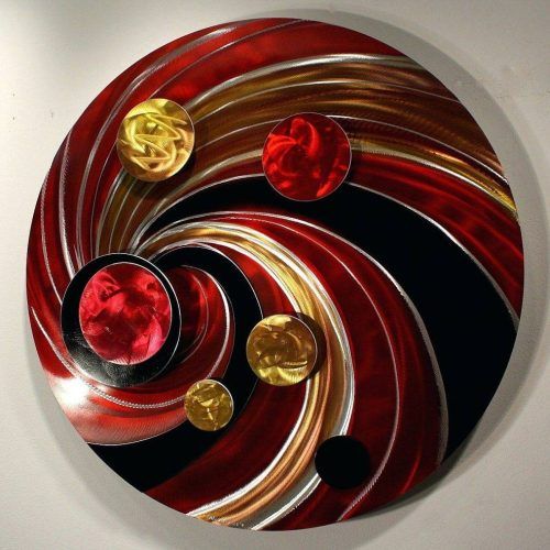 Red Tree Metal Wall Art (Photo 5 of 20)