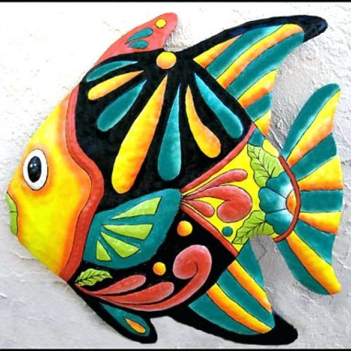 Tropical Fish Metal Wall Art (Photo 17 of 20)