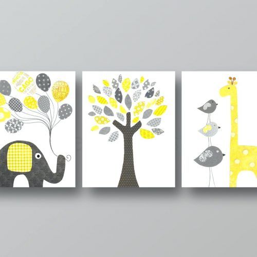 Personalized Nursery Canvas Wall Art (Photo 10 of 15)
