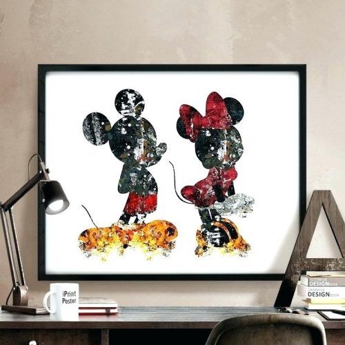 Mickey Mouse Canvas Wall Art (Photo 10 of 15)