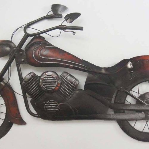 Motorcycle Metal Wall Art (Photo 5 of 20)
