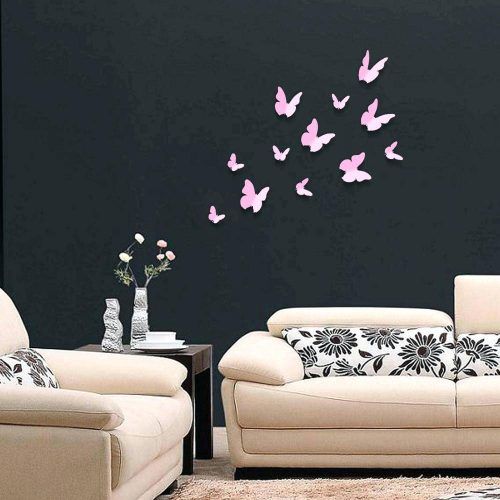 Pink Butterfly Wall Art (Photo 14 of 20)