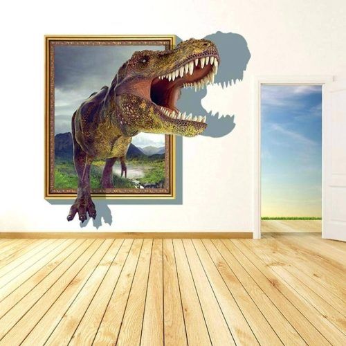 Beetling Brachiosaurus Dinosaur 3D Wall Art (Photo 5 of 20)