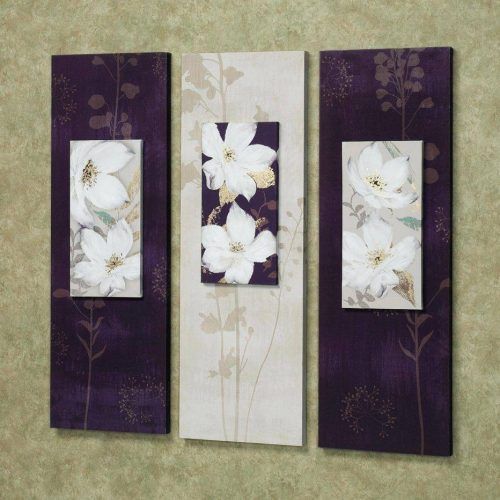 3 Piece Floral Canvas Wall Art (Photo 15 of 20)