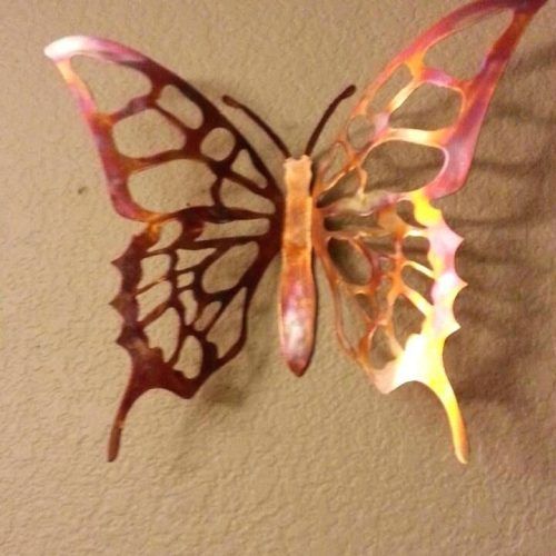 Large Metal Butterfly Wall Art (Photo 15 of 25)