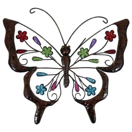 Large Metal Butterfly Wall Art (Photo 12 of 25)