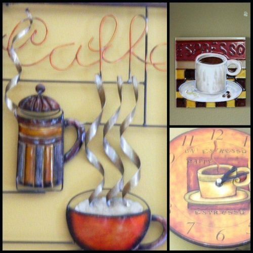 Cafe Latte Kitchen Wall Art (Photo 16 of 30)