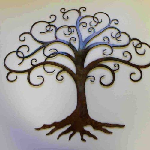 Faux Wrought Iron Wall Decors (Photo 9 of 25)