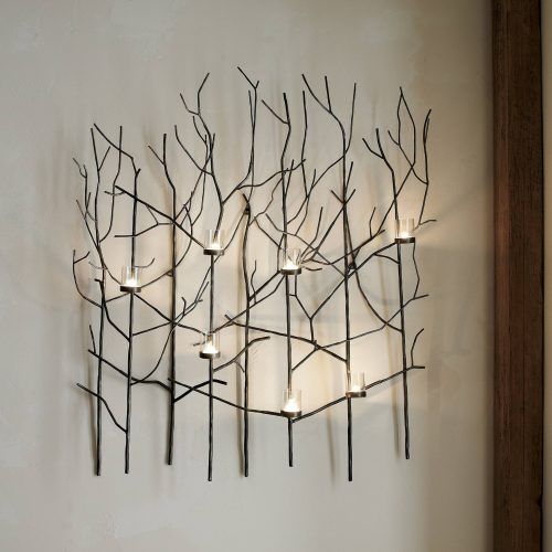 Metal Wall Art With Candle Holders (Photo 3 of 20)