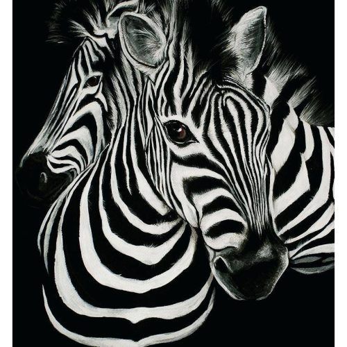 Zebra Wall Art Canvas (Photo 25 of 25)