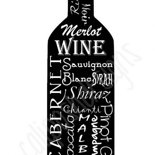 Wine Bottle Metal Wall Art (Photo 6 of 20)