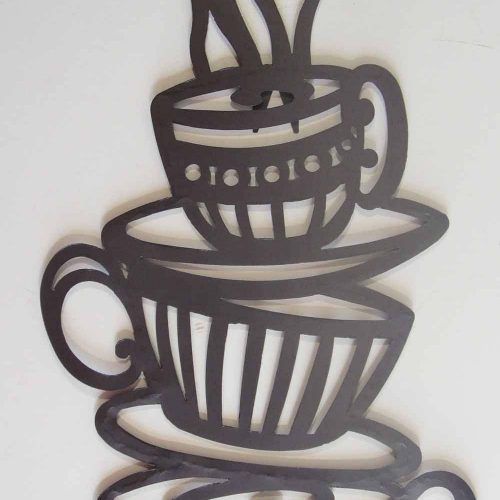 Coffee Cup Metal Wall Art (Photo 1 of 20)