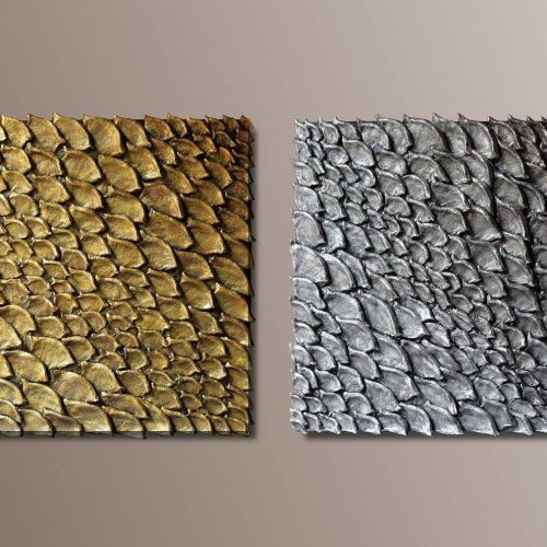 Silver And Gold Wall Art (Photo 7 of 15)