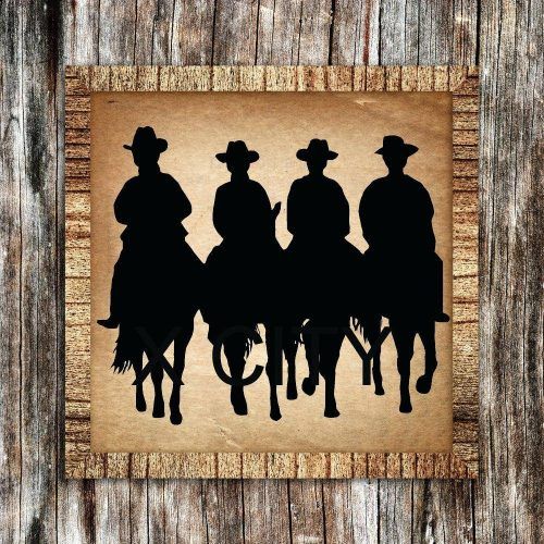Western Metal Art Silhouettes (Photo 10 of 30)