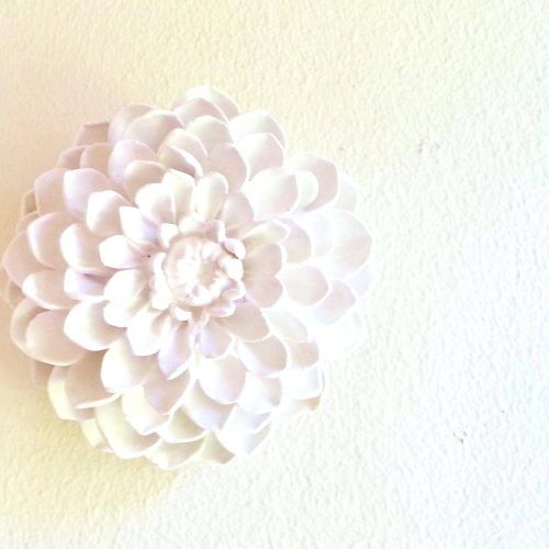 Ceramic Flower Wall Art (Photo 5 of 30)