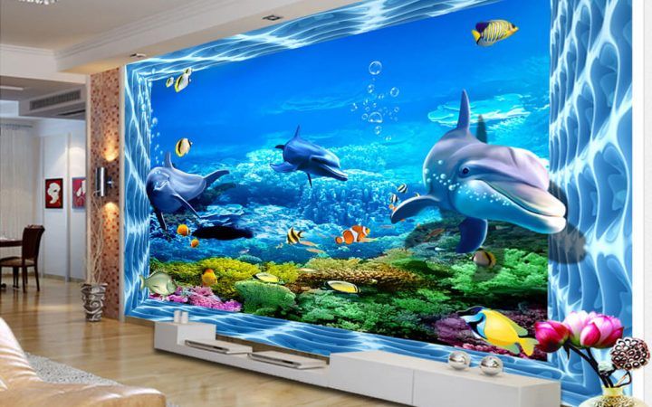 2024 Popular Aquarium Wall Art