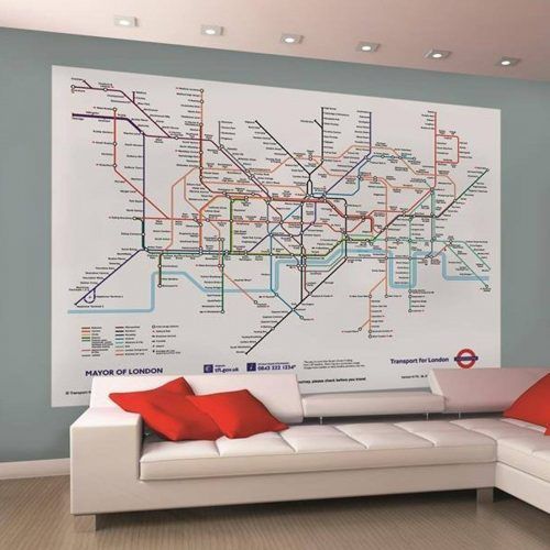 London Tube Map Wall Art (Photo 3 of 20)