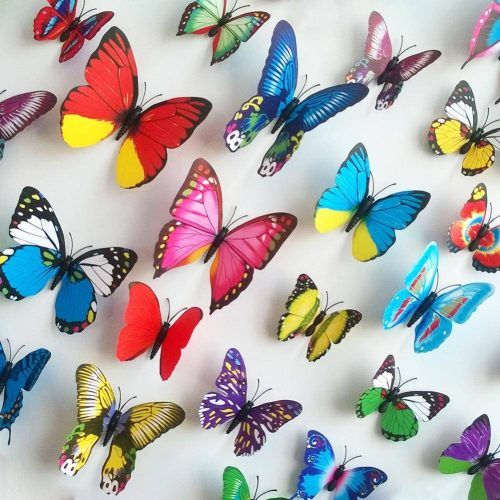 Butterflies 3D Wall Art (Photo 19 of 20)