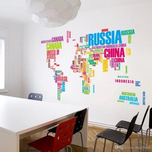 Diy World Map Wall Art (Photo 19 of 20)