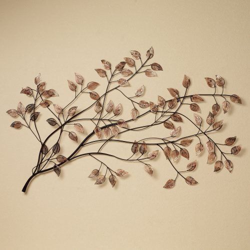 Leaves Metal Sculpture Wall Decor (Photo 1 of 20)