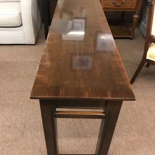 Hand-Finished Walnut Console Tables (Photo 10 of 20)