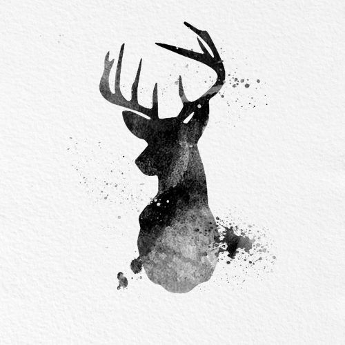 Abstract Deer Wall Art (Photo 2 of 20)