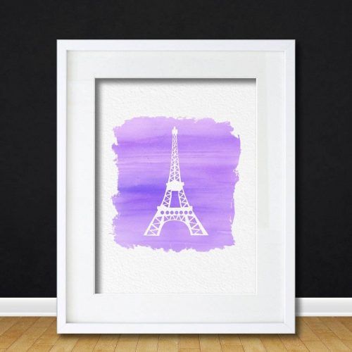 Eiffel Tower Wall Hanging Art (Photo 20 of 20)