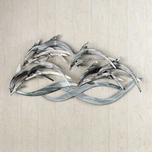 Dolphin Metal Wall Art (Photo 4 of 25)