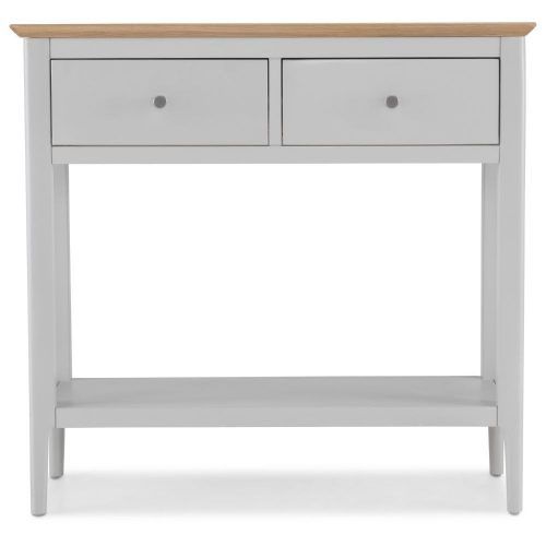 Gray Wood Veneer Console Tables (Photo 18 of 20)