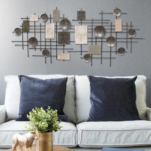 Large Modern Industrial Wall Decor (Photo 1 of 20)