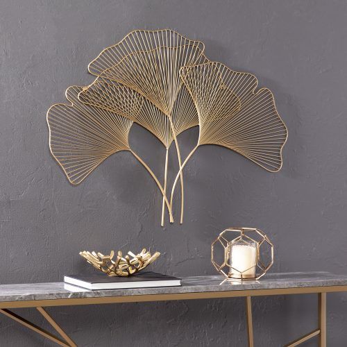 Leaves Metal Sculpture Wall Decor (Photo 18 of 20)