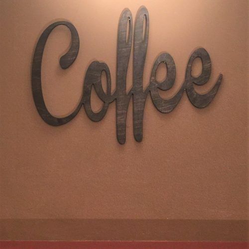 Coffee Sign With Rebar Wall Decor (Photo 13 of 20)