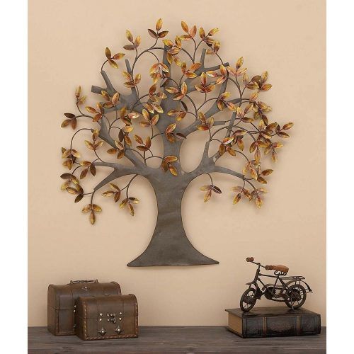 Leaves Metal Sculpture Wall Decor By Winston Porter (Photo 17 of 20)
