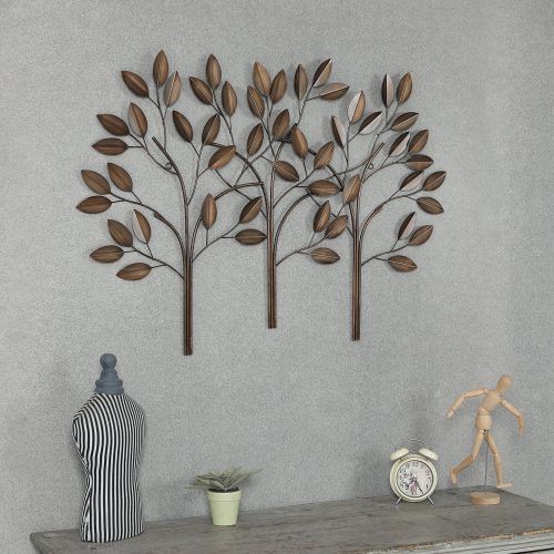 Leaves Metal Sculpture Wall Decor By Winston Porter (Photo 3 of 20)