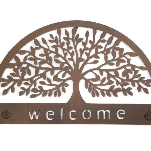 Tree Welcome Sign Wall Decor (Photo 1 of 20)