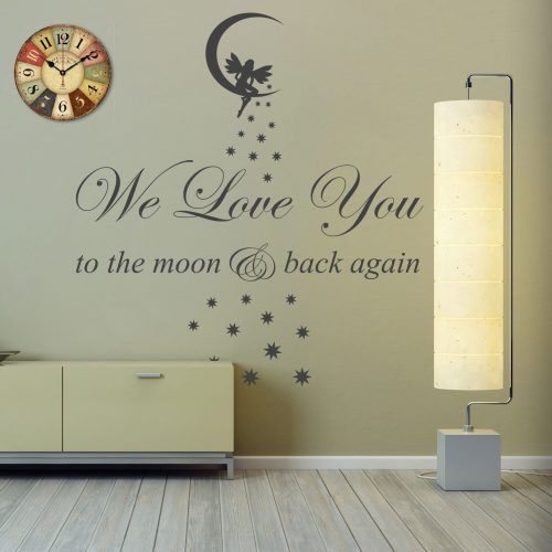 I Love You To The Moon And Back Wall Art (Photo 15 of 20)